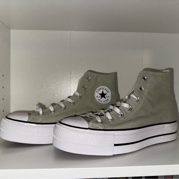 Green Platform Converse - Picture 2 of 4